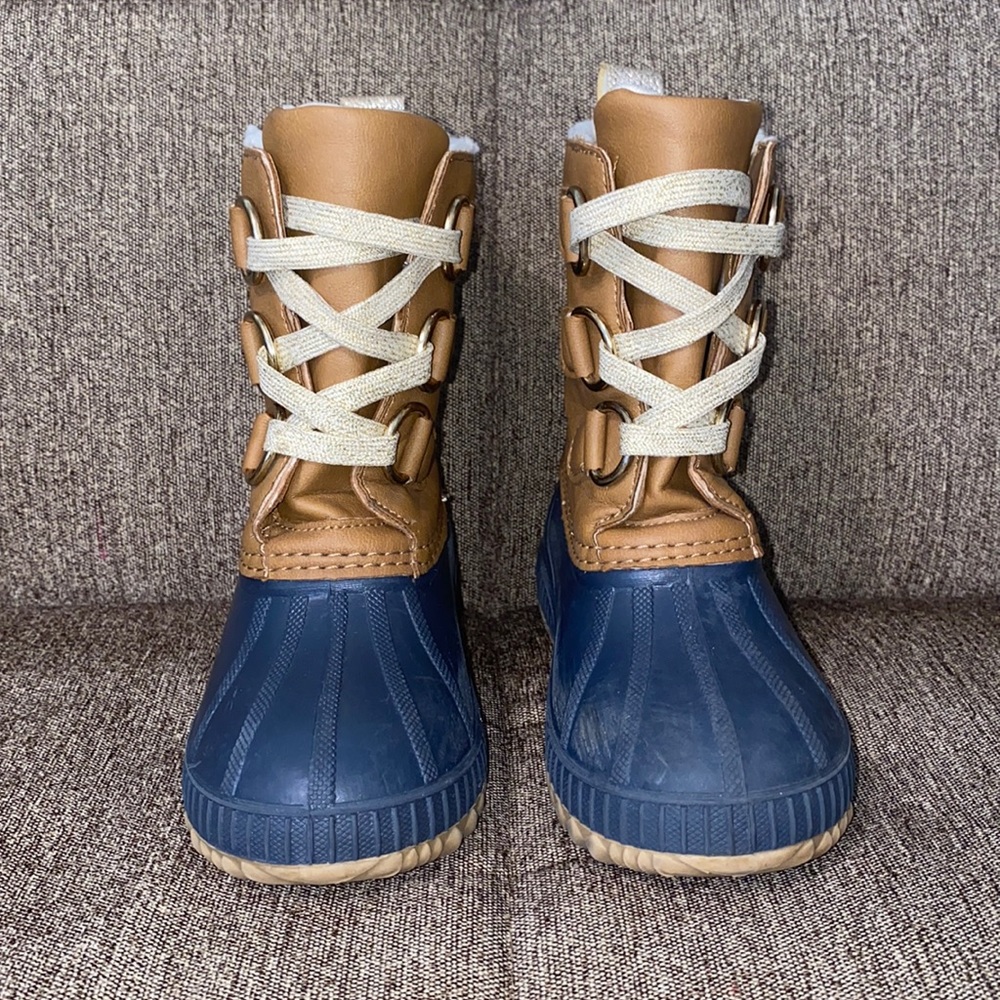 GAP Kids Metallic Duck Rain Boots - Waterproof